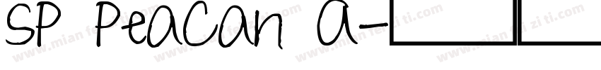 SP PeaCan A字体转换